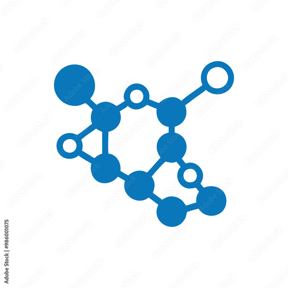 Business Network vector icon, Chemical Compound Vector Icon Business Network vector icon, Chemical Compound Vector Icon
