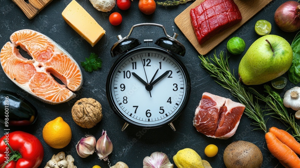 keto diet foods and times top view. Selective focus keto diet foods and times top view. Selective focus