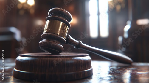 Judge auction and real estate conceptgavel justice hammer and House model real estate law taxes and profits to invest in real estate and home buying concept of legal education : Generative AI