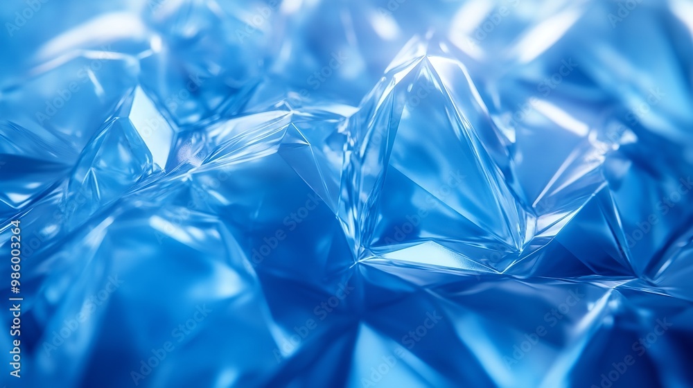 Detailed view of ice crystals, suitable for science or winter-themed projects Detailed view of ice crystals, suitable for science or winter-themed projects