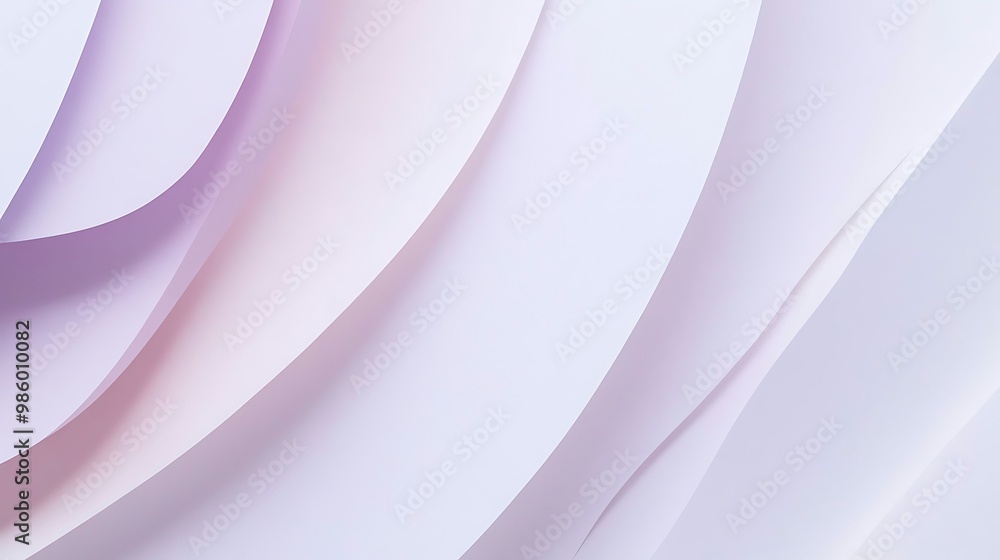 Fototapeta premium Abstract Purple Paper Layers with Subtle Gradient
