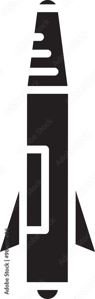 Missile and Rocket Icon Missile and Rocket Icon
