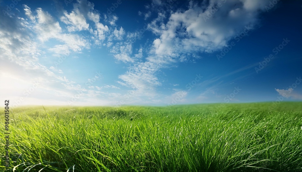 Obraz premium sky and grass