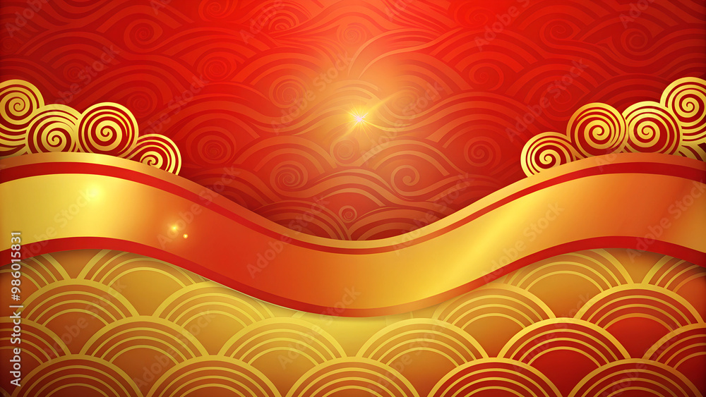 Red and Gold Gradient Background, Festive Colors, Symbolizing Prosperity and Celebration for National Day Red and Gold Gradient Background, Festive Colors, Symbolizing Prosperity and Celebration for National Day