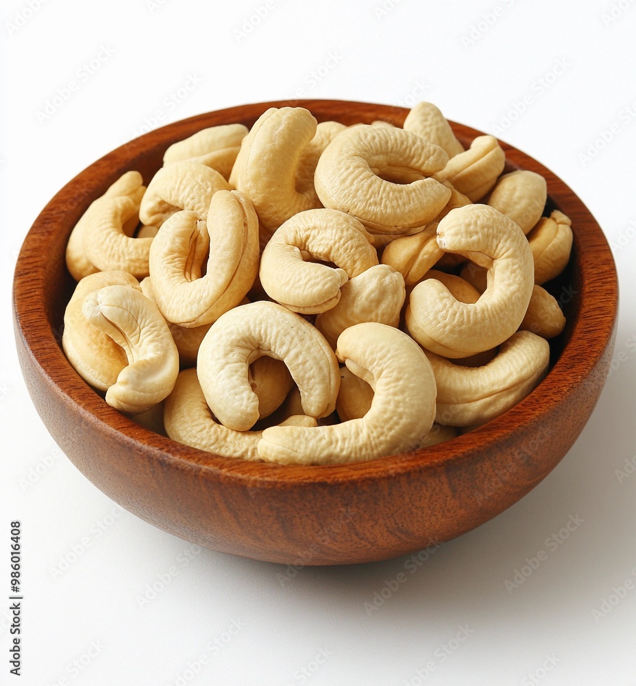 Cashews in White Bowl Cashews in White Bowl
