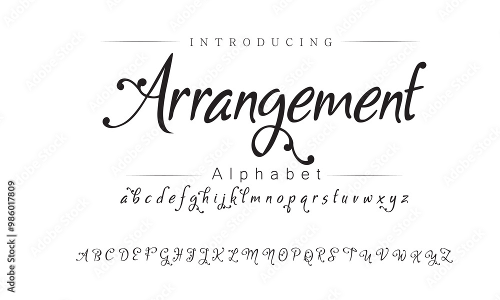Elegant Script Font Elegant Script Font