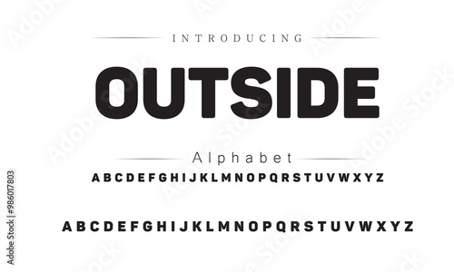 Simple Modern Font