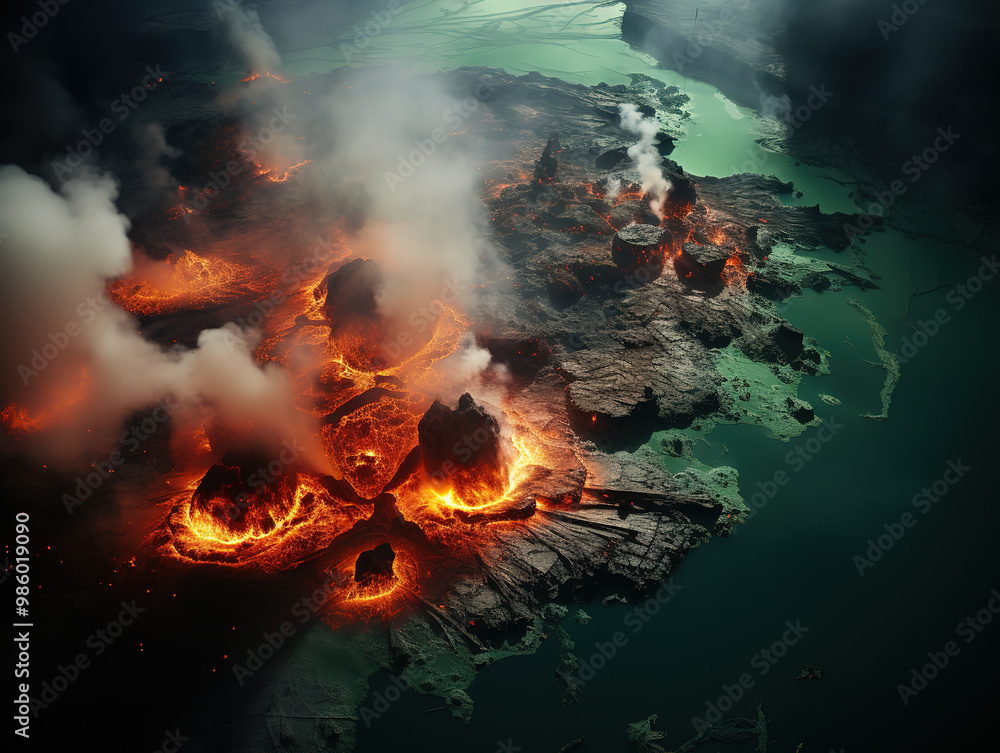Extraordinary View of nuclear bomb apocalyptic explosion Extraordinary View of nuclear bomb apocalyptic explosion