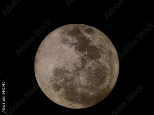 The moon through my vintage Telescope 