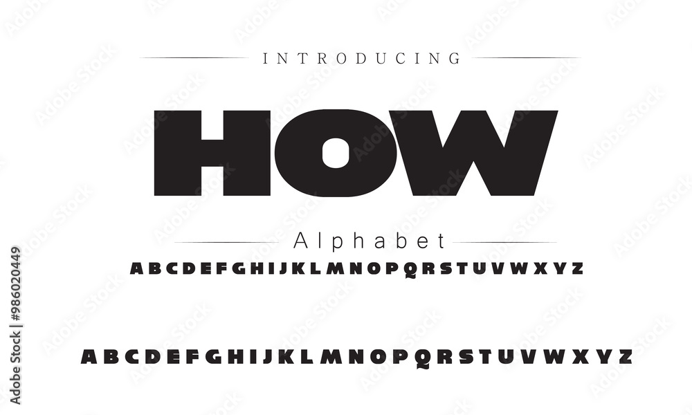 Fototapeta premium Sophisticated Thin Font for Minimalist Aesthetics