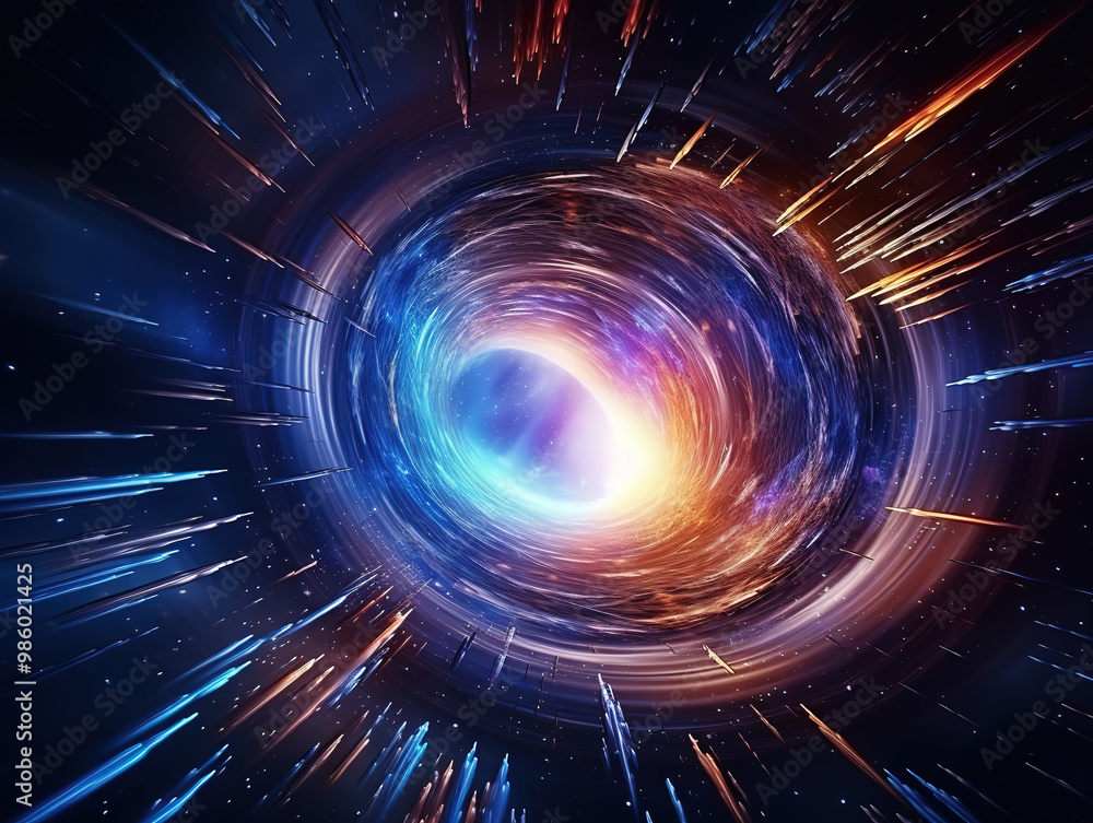 Outstanding A space ship is flying in space with stars and a star in the background Outstanding A space ship is flying in space with stars and a star in the background
