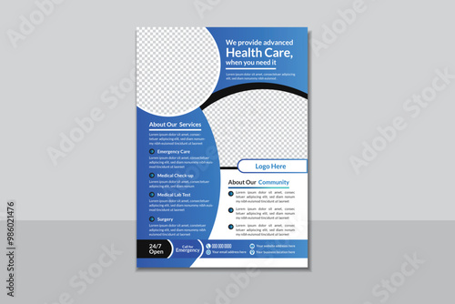 Modern Innovative Healthcare Flyer Design
