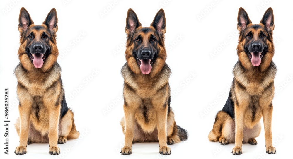 shepherd dog isolated on white background shepherd dog isolated on white background