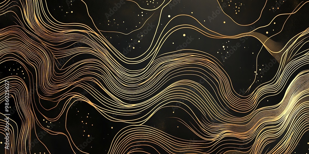 Abstract Black and Gold line Textured Background
Abstract Black and Gold line Textured Background