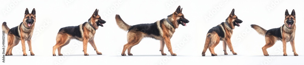 shepherd dog isolated on white background shepherd dog isolated on white background