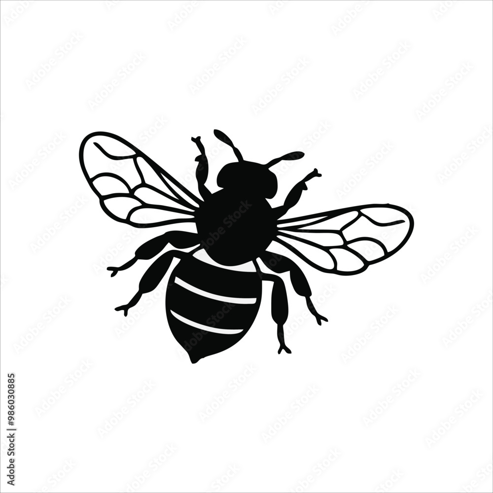 Bee mascot illustration logo concept design Bee mascot illustration logo concept design