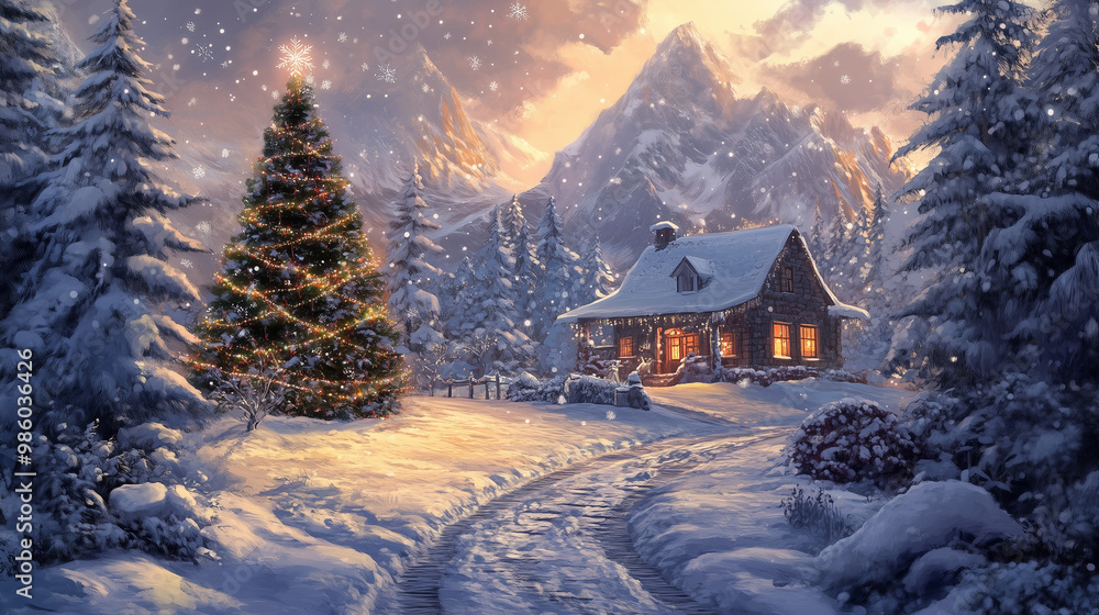 Favorite Christmas Memory with Holiday Background Favorite Christmas Memory with Holiday Background
