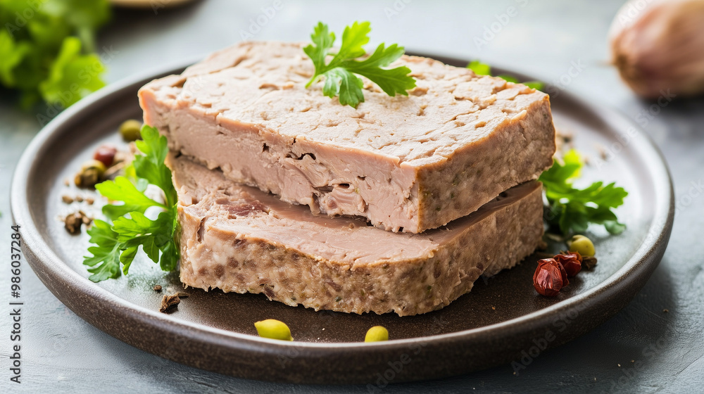 sliced French Pâté sliced French Pâté