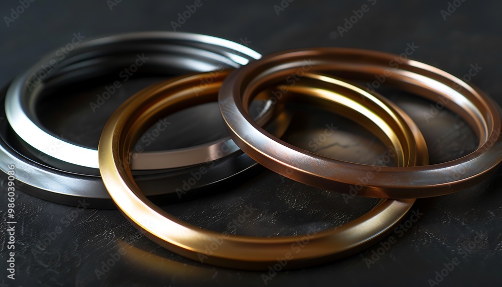 Wedding rings isolated on a white background Wedding rings isolated on a white background