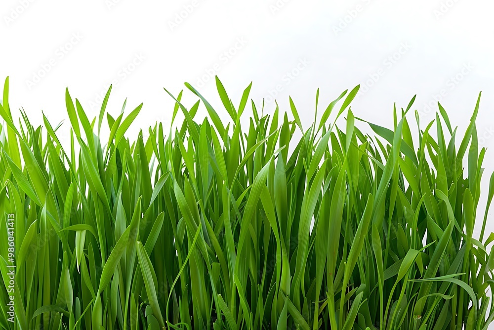 Green grass isolated on white background Green grass isolated on white background