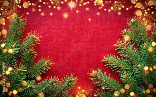 Christmas background with Christmas balls elements and decoration