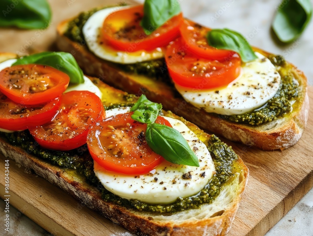 bruschetta with tomato and basil bruschetta with tomato and basil