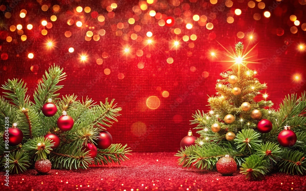 Christmas background with Christmas balls elements and decoration Christmas background with Christmas balls elements and decoration