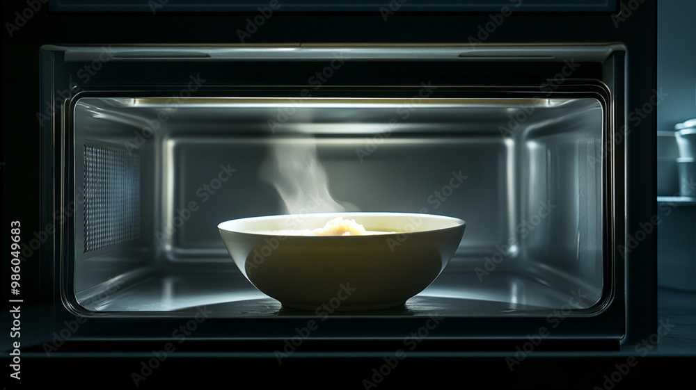 soup in bowl in microwave soup in bowl in microwave