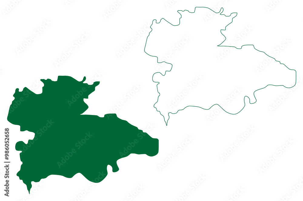 Nagarkurnool district (Telangana State, Republic of India) map vector illustration, scribble sketch Nagarkurnool map Nagarkurnool district (Telangana State, Republic of India) map vector illustration, scribble sketch Nagarkurnool map
