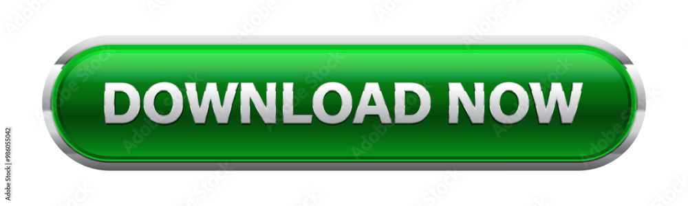 Download now button, green rounded box vector symbol Download now button, green rounded box vector symbol