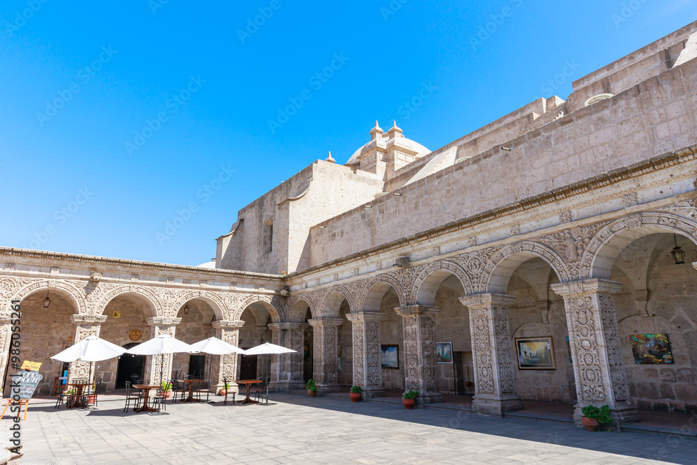 Cloisters of the company of Jesus in Arequipa Cloisters of the company of Jesus in Arequipa