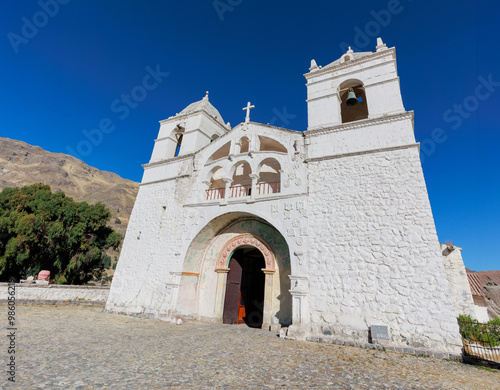 Church of Maca in Arequipa, Peru