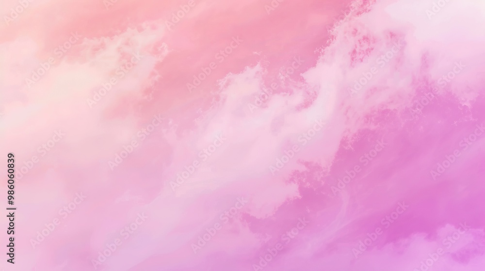 Obraz premium A beautiful gradient pink background material. The pink hues range from soft pastels to deeper tones. The material has a smooth texture and a subtle sheen. It could be used for various design projects