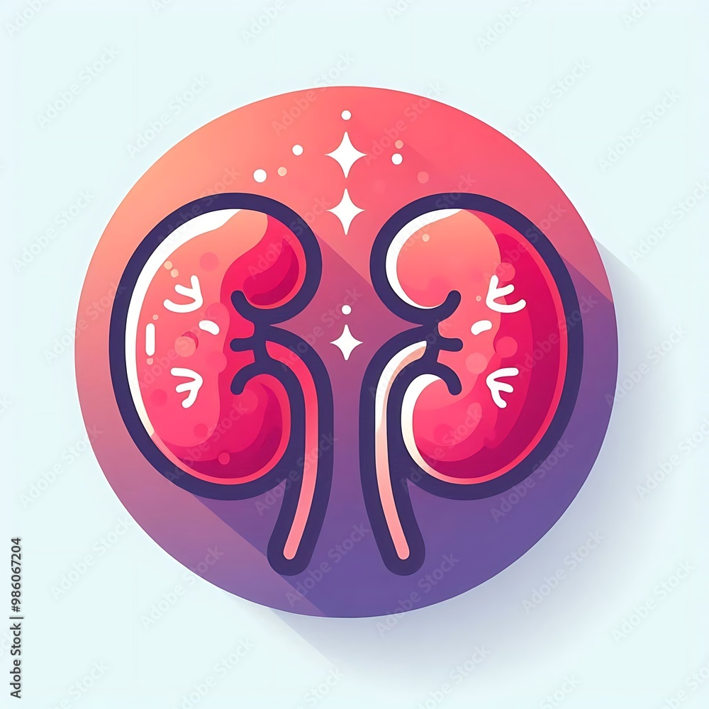 Kidney failure, flat illustration of human organs and systems, diseases, graphics for medical, hospitals, treatment posters, banners, flyers Kidney failure, flat illustration of human organs and systems, diseases, graphics for medical, hospitals, treatment posters, banners, flyers