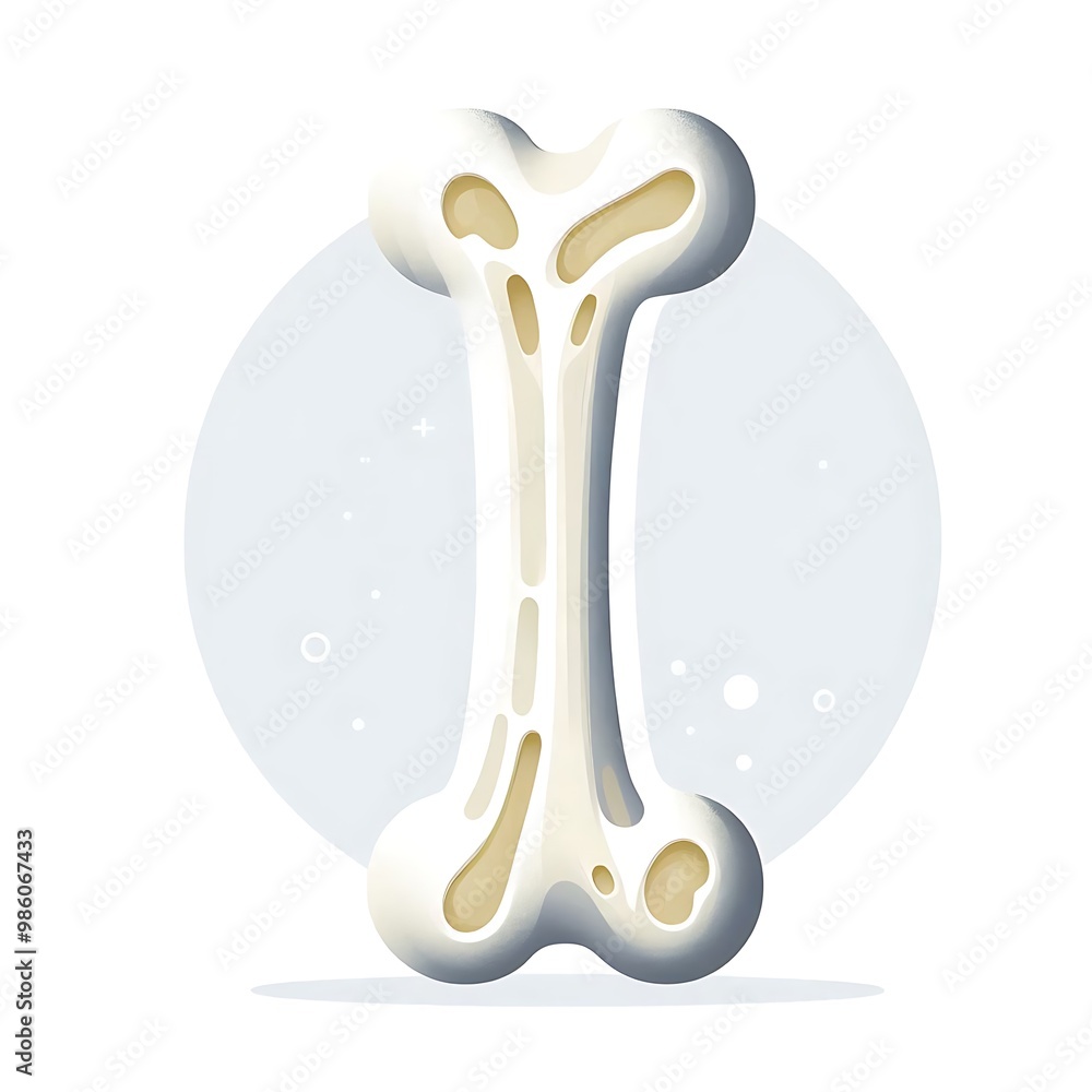 Osteoporosis, flat illustration of human organs and systems, diseases, graphics for medical, hospitals, treatment posters, banners, flyers Osteoporosis, flat illustration of human organs and systems, diseases, graphics for medical, hospitals, treatment posters, banners, flyers