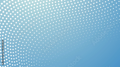 Blue sky abstract background with halftone for backdrop or presentation