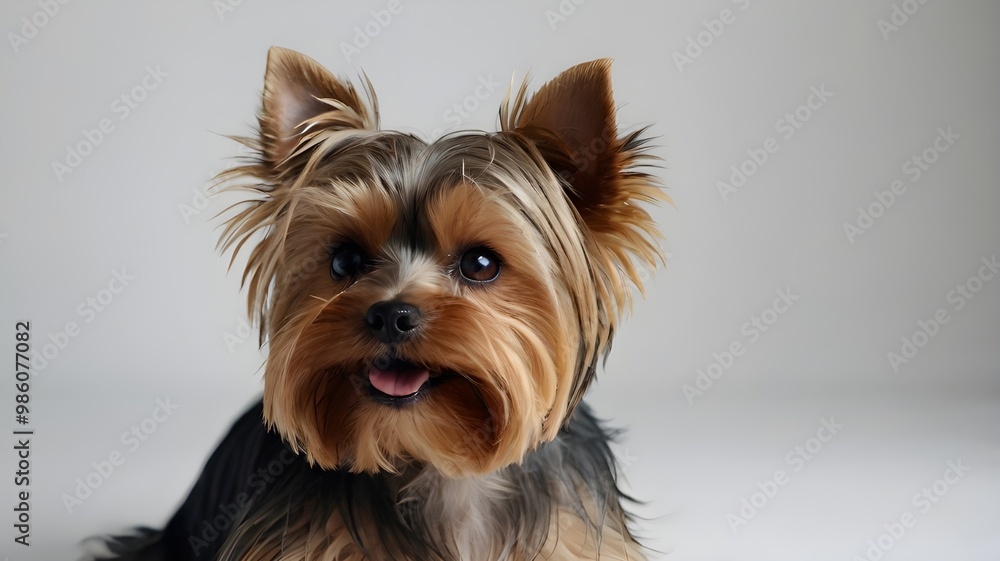 yorkshire terrier portrait close up yorkshire terrier portrait close up