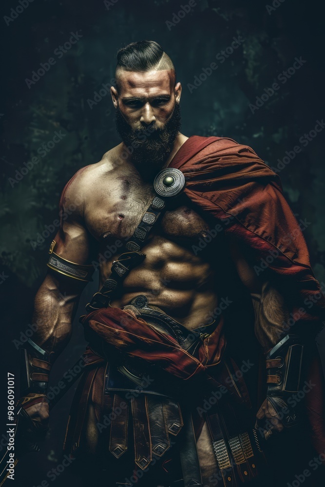 Fierce Spartan warrior Fierce Spartan warrior