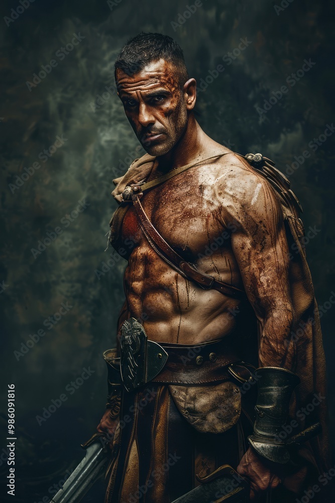 Fierce Spartan warrior Fierce Spartan warrior