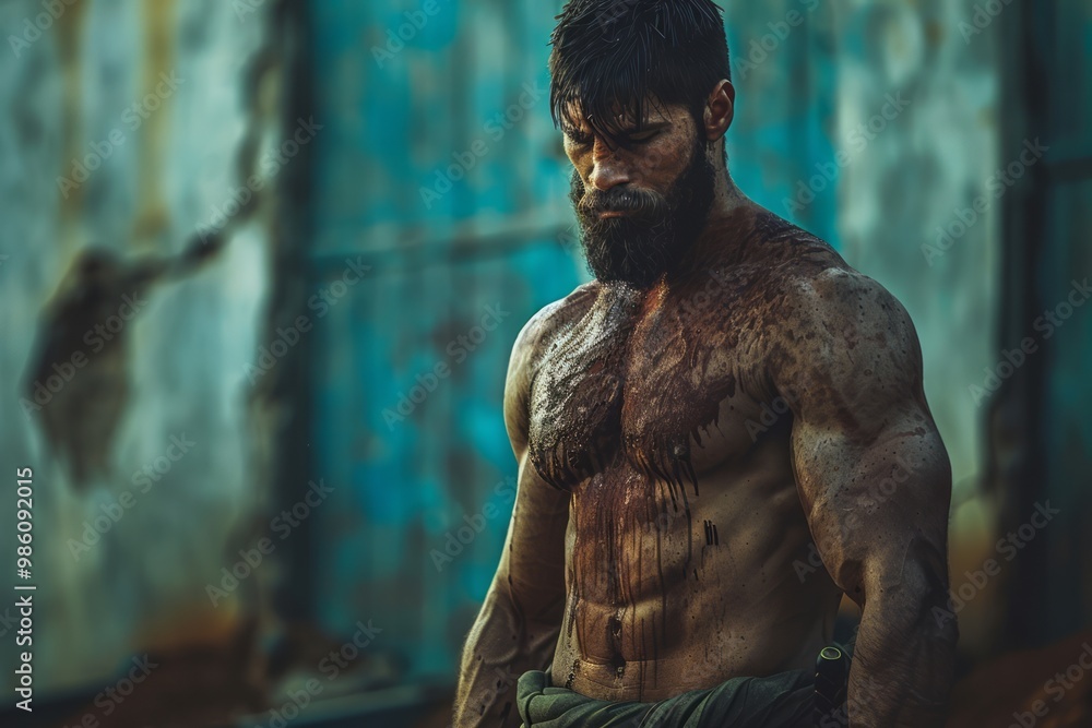 Fierce Spartan warrior Fierce Spartan warrior