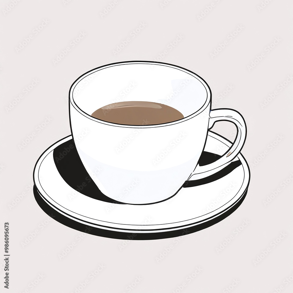 Minimalist Coffee Cup Illustration or Logo – Contemporary Art Design for Cafe, Beverage, and Lifestyle Concepts Minimalist Coffee Cup Illustration or Logo – Contemporary Art Design for Cafe, Beverage, and Lifestyle Concepts