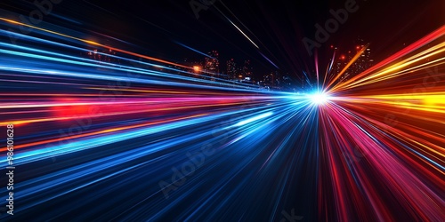 speed technology light concept background wallpaper ai generated image