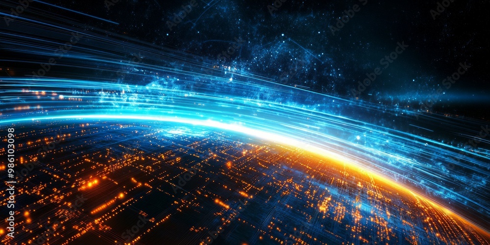 internet data flowing, futuristic background internet data flowing, futuristic background