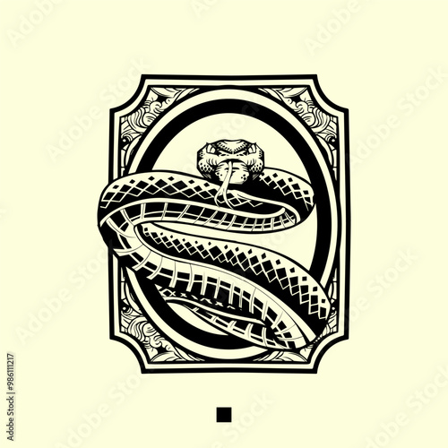 Tableau sur toile Snake Logo Vector Art, Icons, and Graphics
