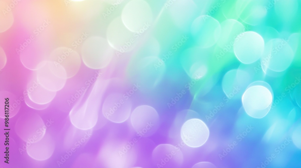Abstract purple and blue bokeh background with blurred lights. Abstract purple and blue bokeh background with blurred lights.