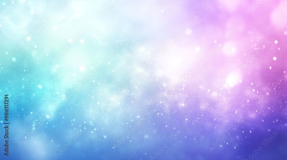 Abstract blurred background with light blue and purple colors and bokeh. Abstract blurred background with light blue and purple colors and bokeh.