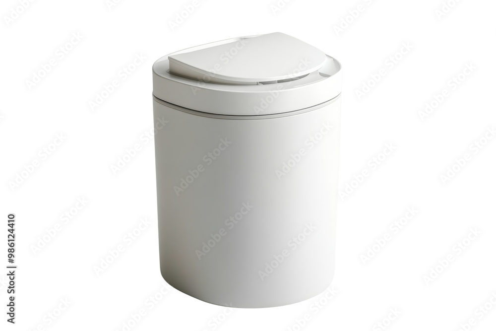 Compact kitchen composting bin, odorresistant, modern aesthetic, on solid white background, single object., Compact kitchen composting bin, odorresistant, modern aesthetic, on solid white background, single object.,