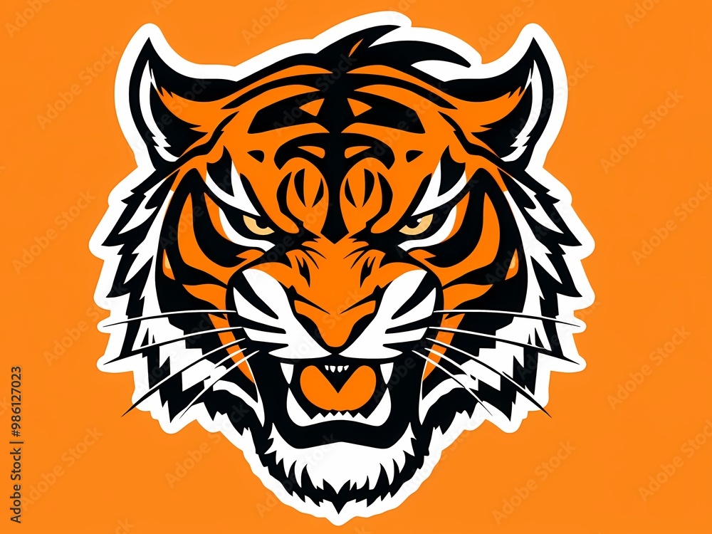 tiger head vector illustration tiger head vector illustration