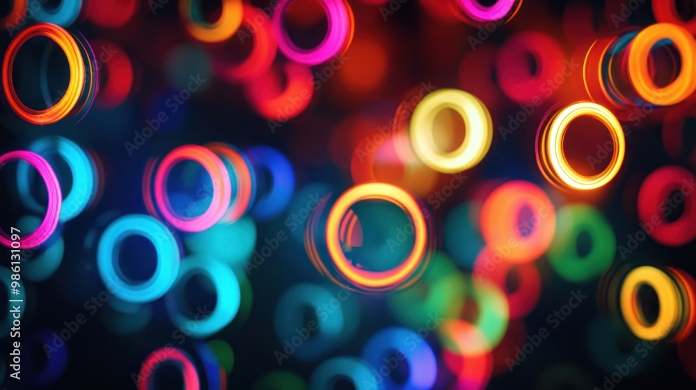 Abstract colorful blurred bokeh lights background. Abstract colorful blurred bokeh lights background.