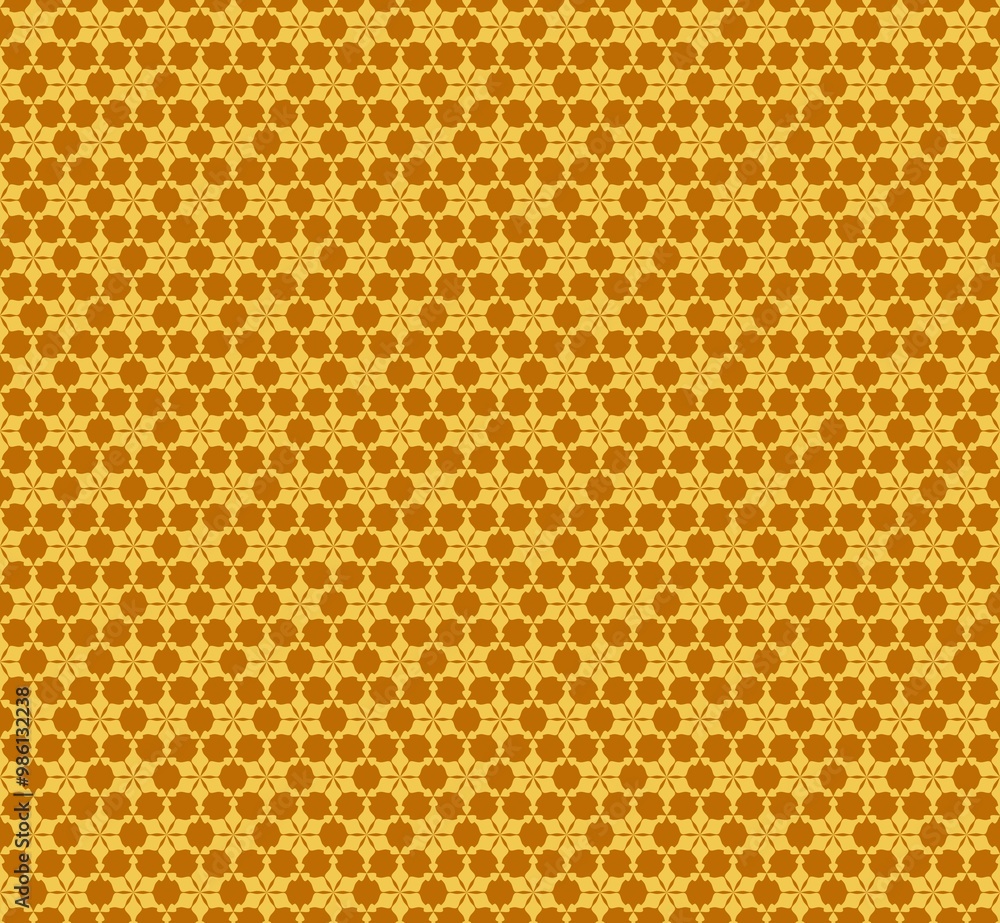 Floral Pattern in Geometric Shapes Floral Pattern in Geometric Shapes